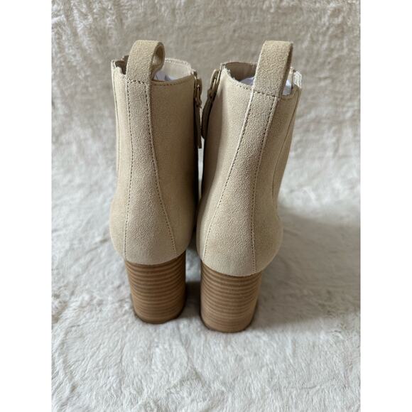 VIOLET & RED Meaghan Heeled Suede Bootie - Picture 6 of 7